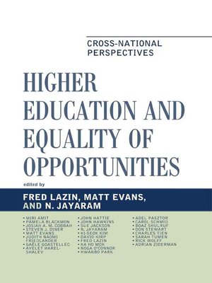 cover image of Higher Education and Equality of Opportunity